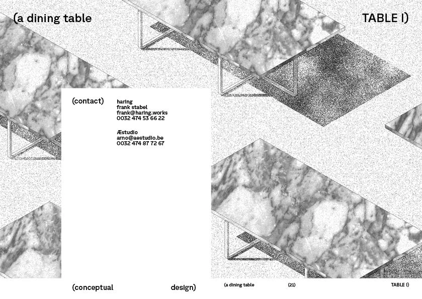 Haring brochure_a dining tabel