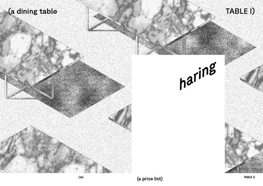 Haring brochure_a dining tabel