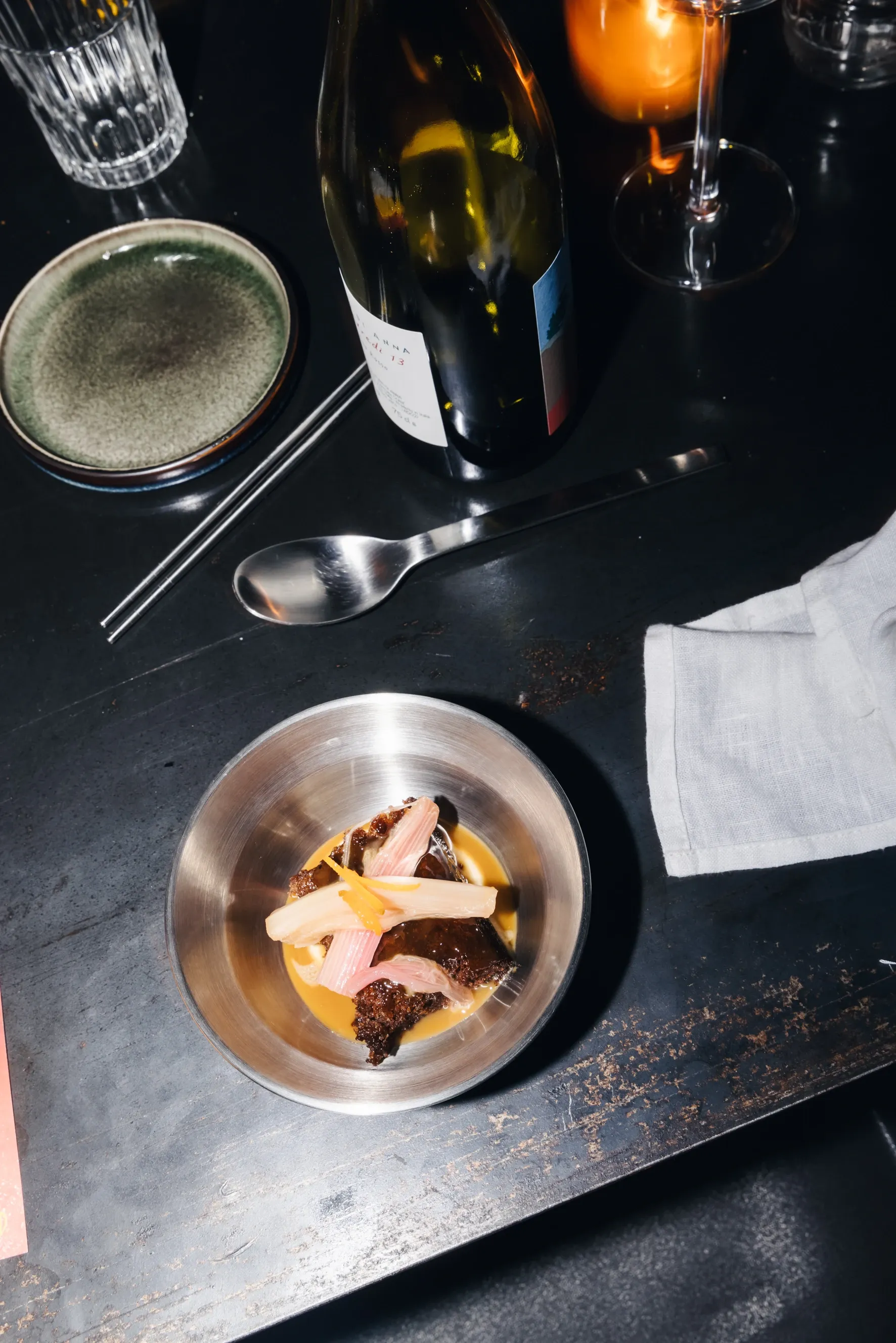 rhubarb dessert