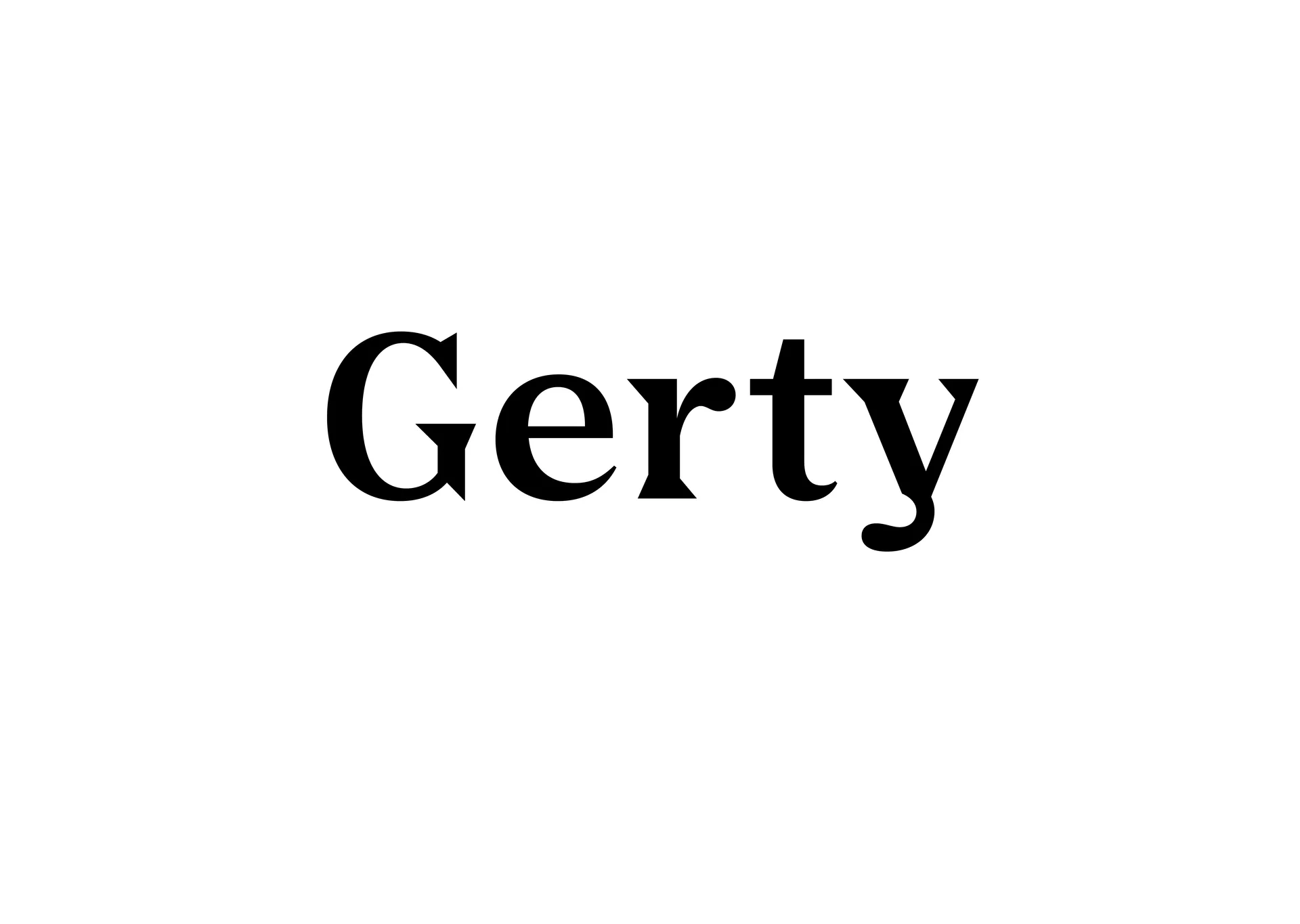 Chapter opener featuring the name Gerty