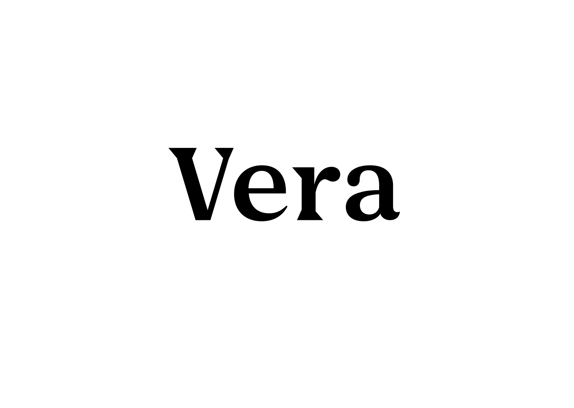 Chapter opener featuring the name Vera