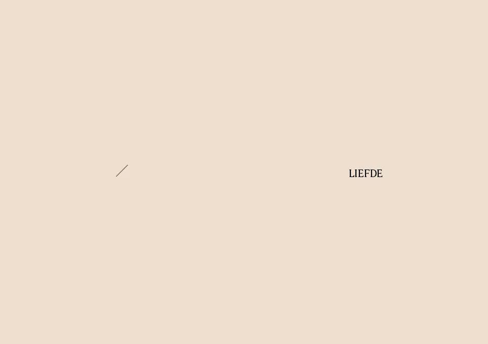 spread from the book schoonheid in verlies showing only one word - to make people slow down and create space