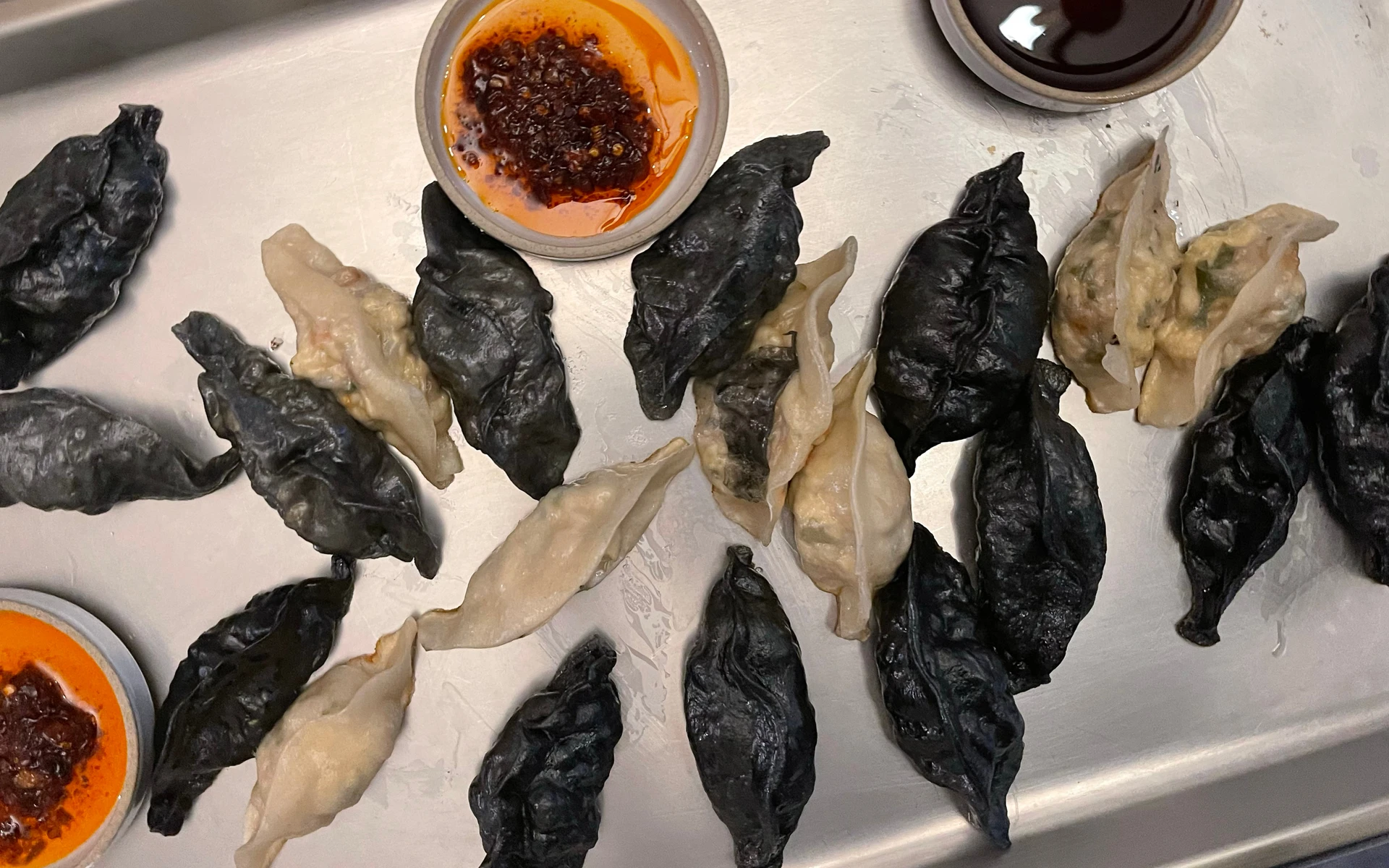 gyozas finished by the team