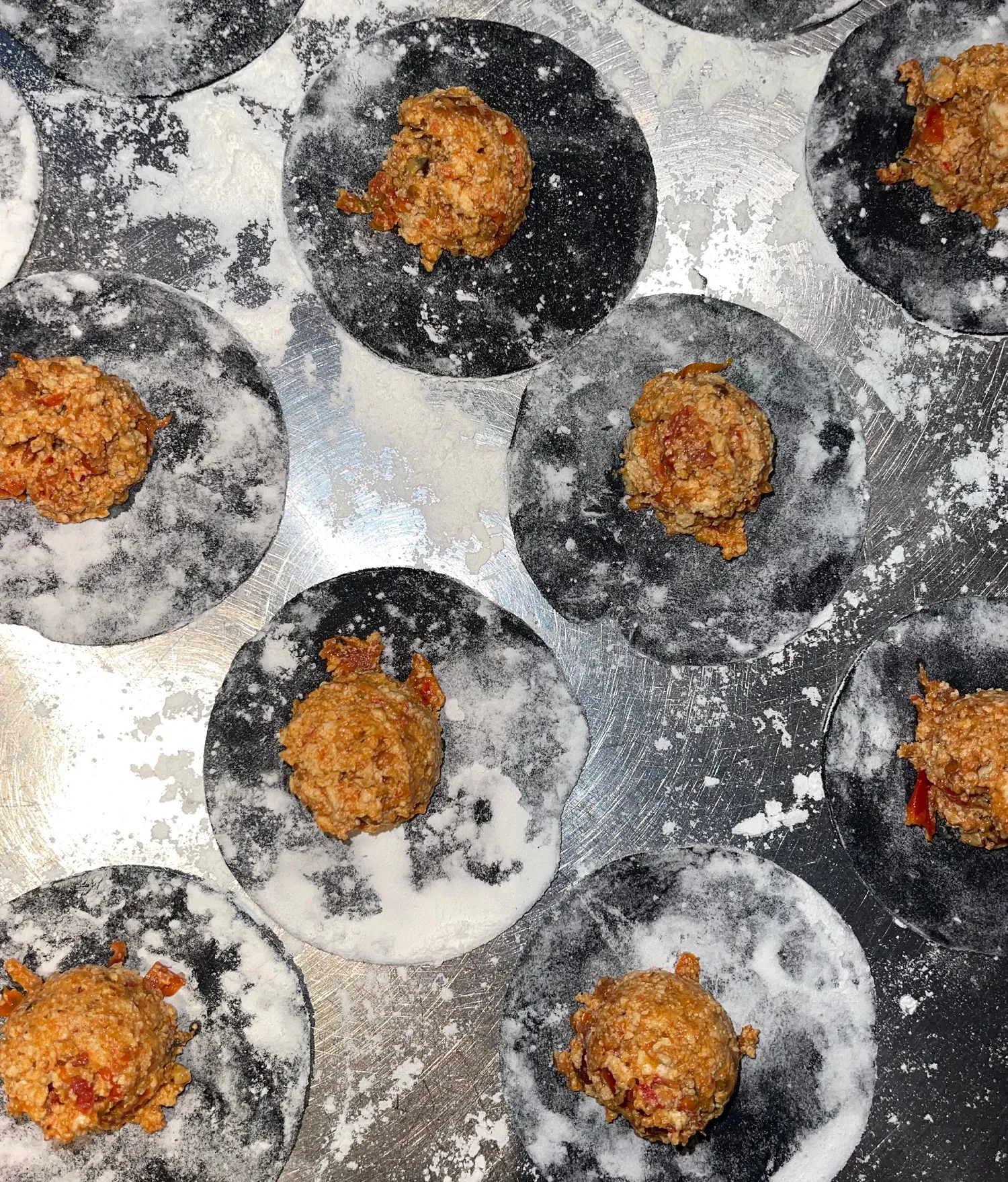 black gyoza