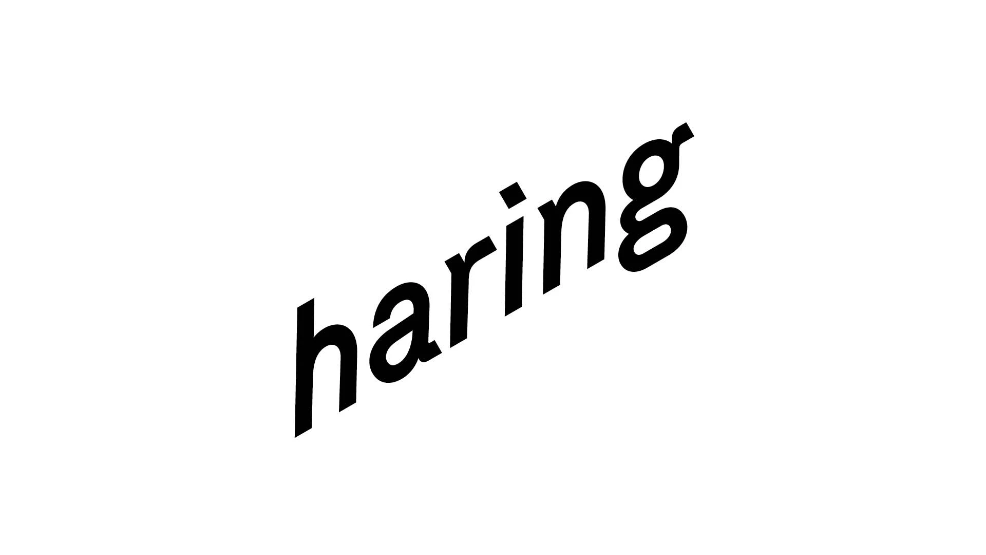 haring logo variations