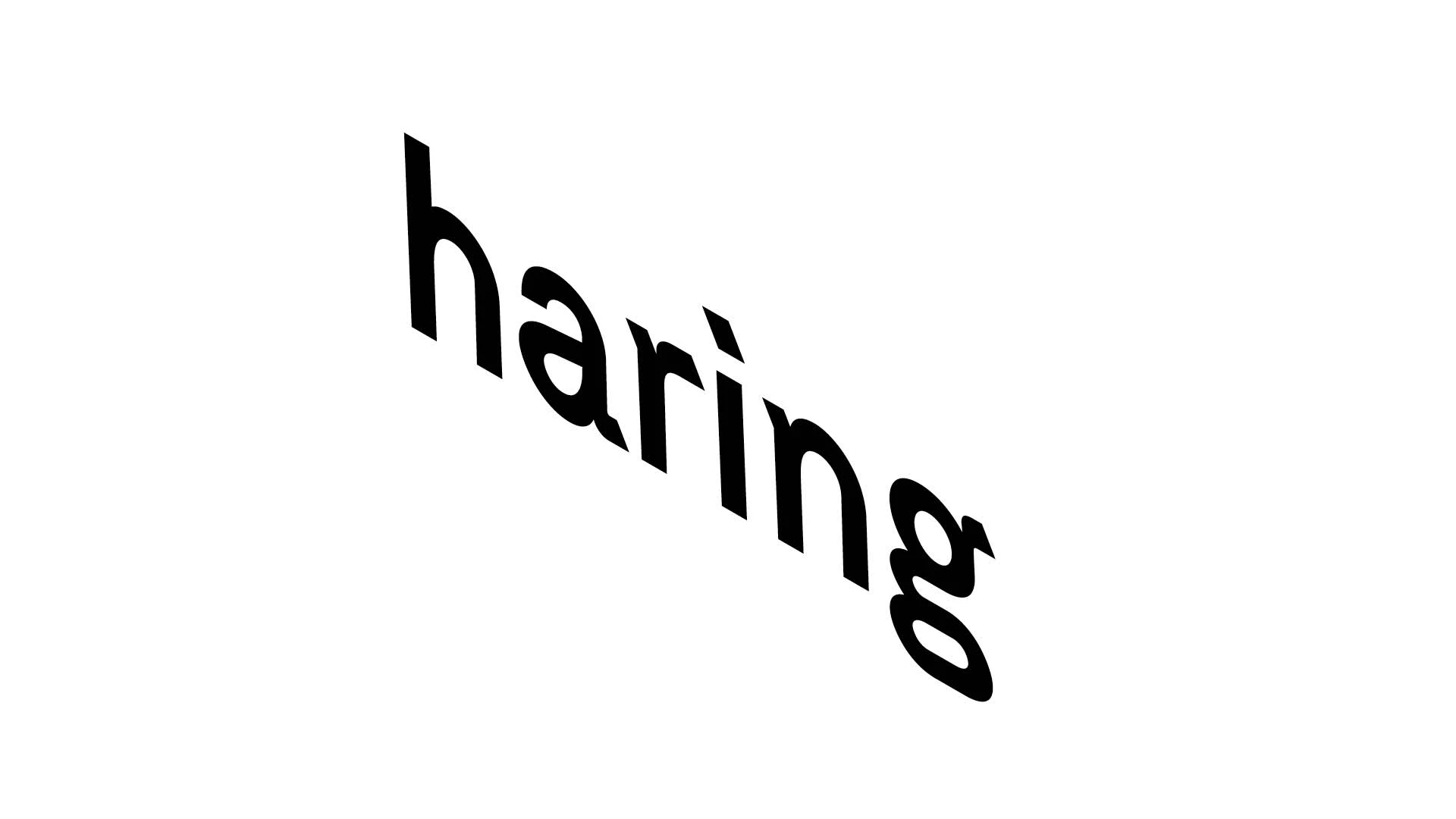haring logo variations