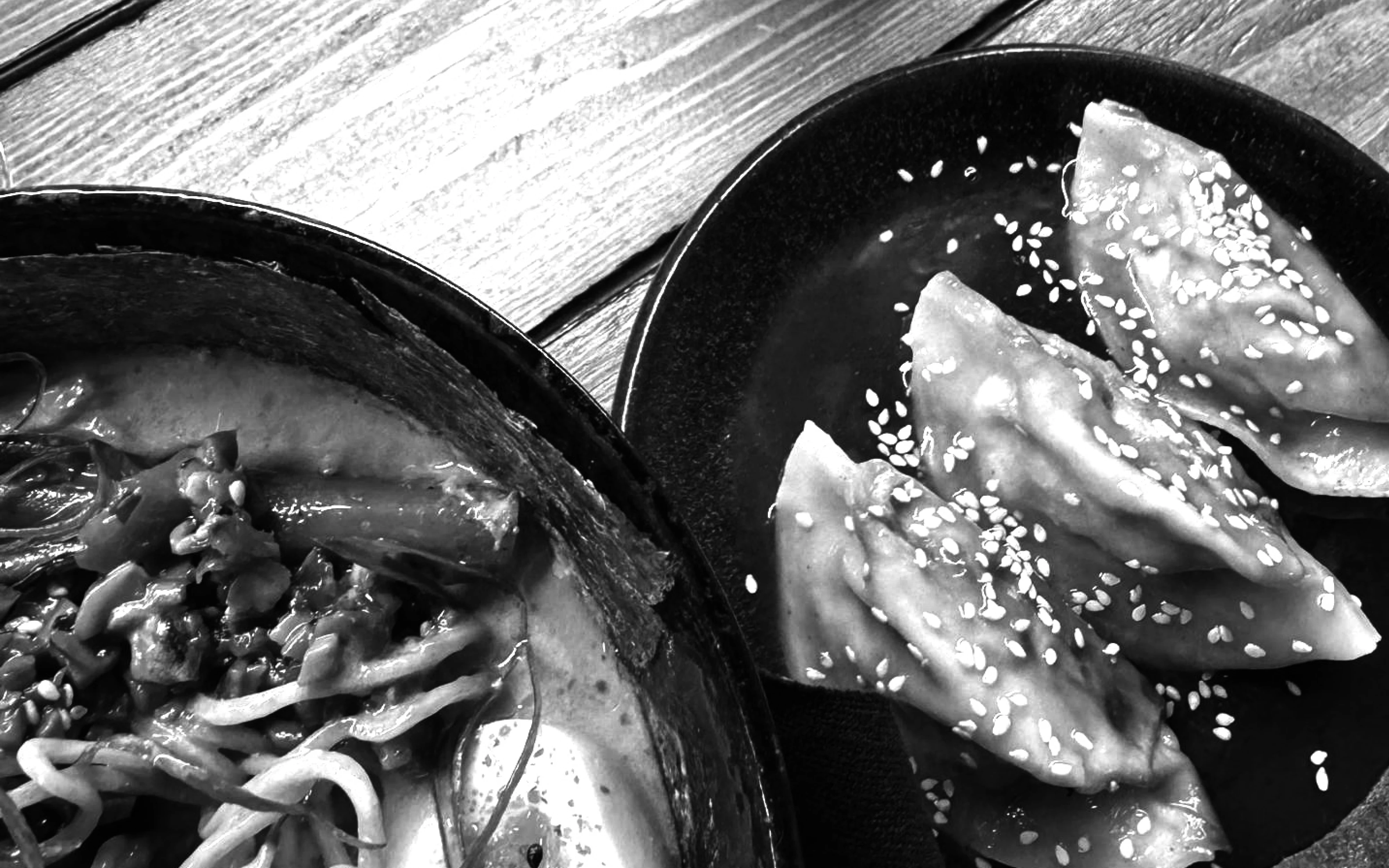 Gyozas & ramen at Hiro